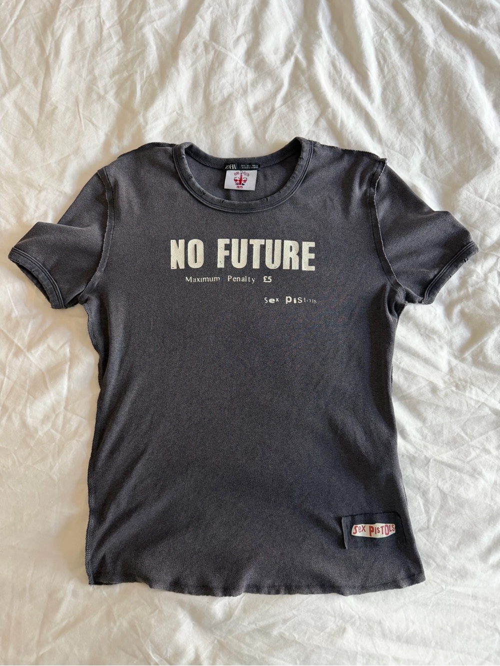 Zara x Sex Pistols "No Future" Graphic Tee